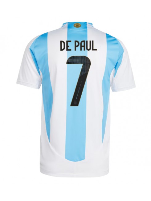 Argentina Rodrigo De Paul #7 Domaci Dres Copa America 2024 Kratak Rukavima Argentina Rodrigo De Paul #7 Domaci Dres Copa America 2024 Kratak Rukavima